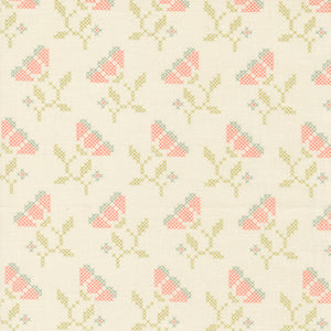 Sunbonnet Blooming Stitches Porcelain by Heather Briggs
