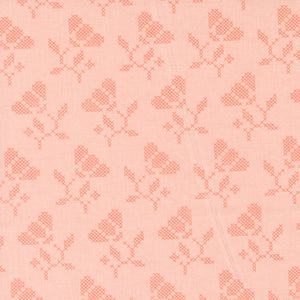 Sunbonnet Blooming Stitches Pink by Heather Briggs