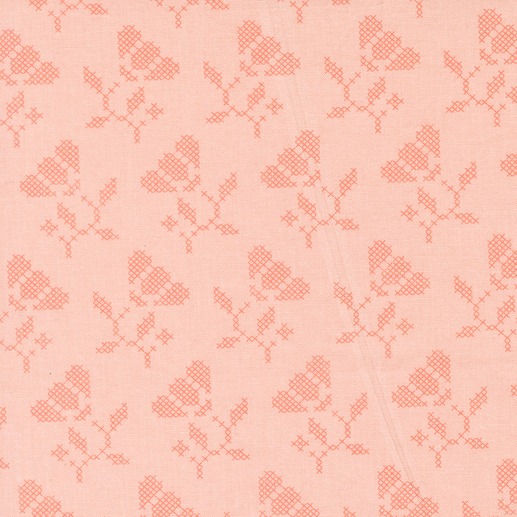 Sunbonnet Blooming Stitches Pink by Heather Briggs