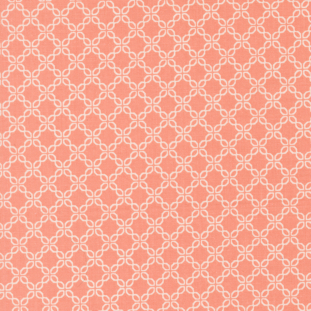 COMING SOON - Sunbonnet Lattice Coral by Heather Briggs