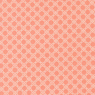 Sunbonnet Lattice Coral by Heather Briggs