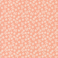Handmade Sweetness Small Bows and Daisies Peach by Heather Briggs
