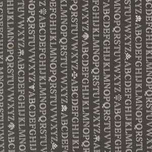 Agatha Road Text Midnight by Fig Tree and Co.