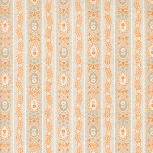 Agatha Road Wallpaper Stripes Ghost Multi by Fig Tree and Co.