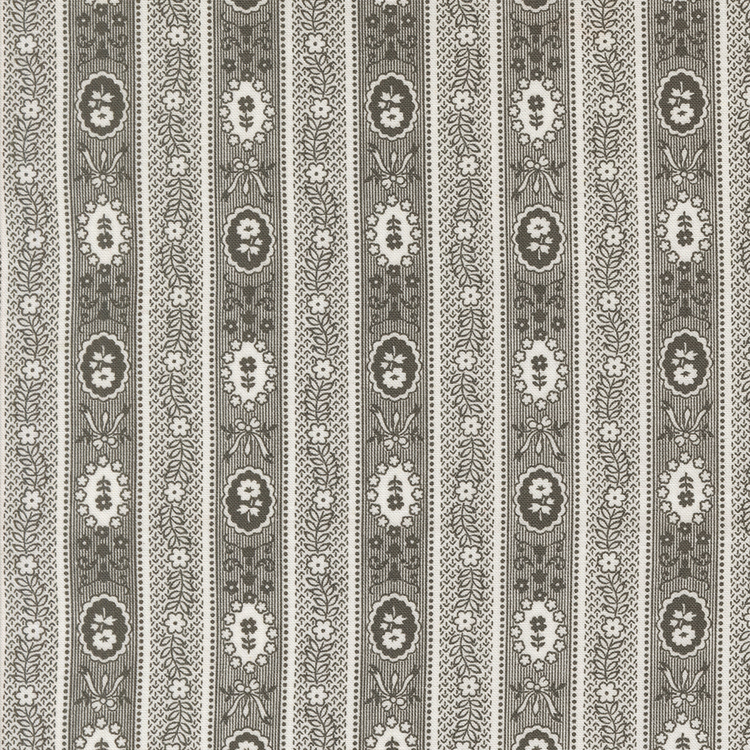 Agatha Road Wallpaper Stripes Midnight by Fig Tree and Co