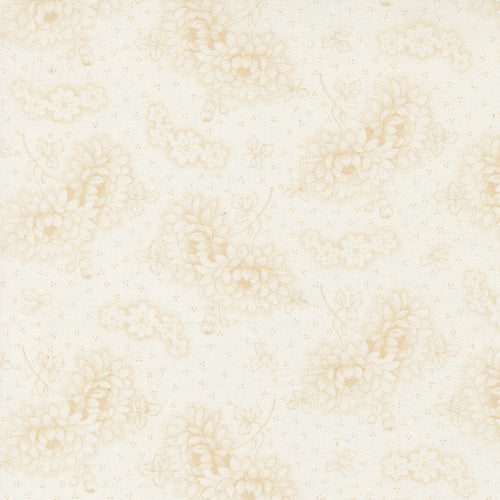 COMING SOON - Rosie Vintage Linen Florals Whipped Cream by Fig Tree and Co.