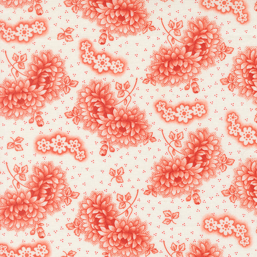 COMING SOON - Rosie Vintage Linen Florals Strawberry by Fig Tree and Co