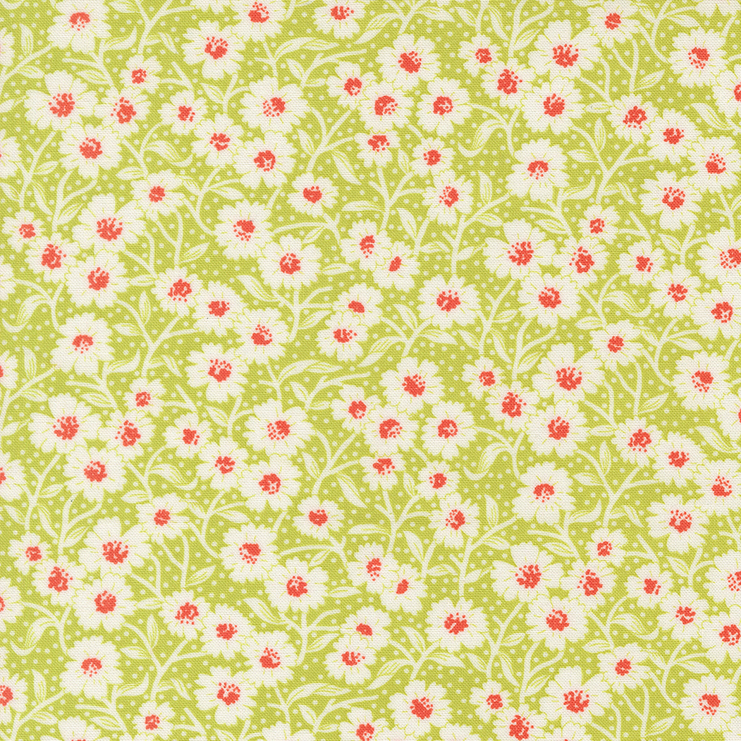 COMING SOON - Rosie Picnic Blooms Green Apple by Fig Tree and Co.
