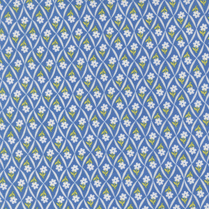 COMING SOON - Rosie Flower Trellis Blueberry by Fig Tree and Co.