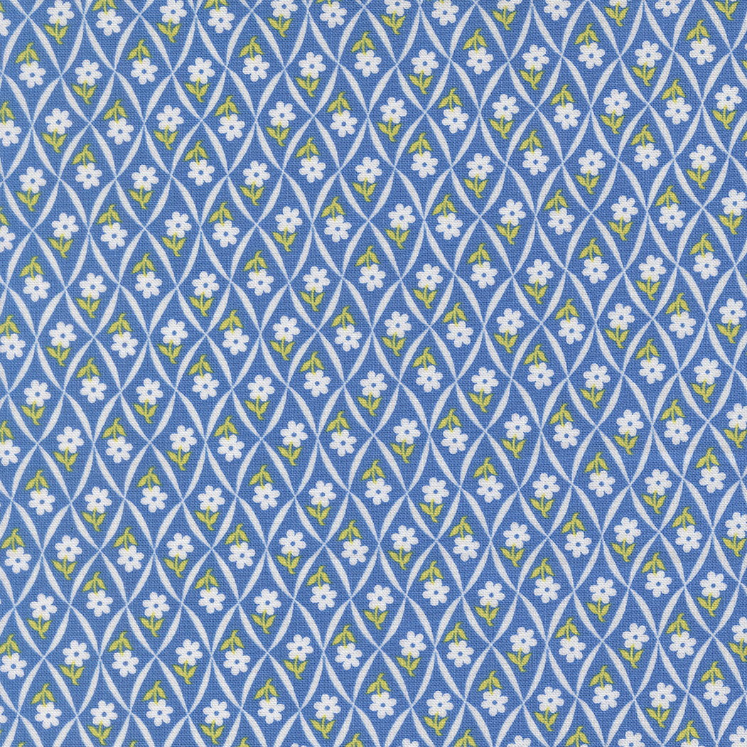 COMING SOON - Rosie Flower Trellis Blueberry by Fig Tree and Co.