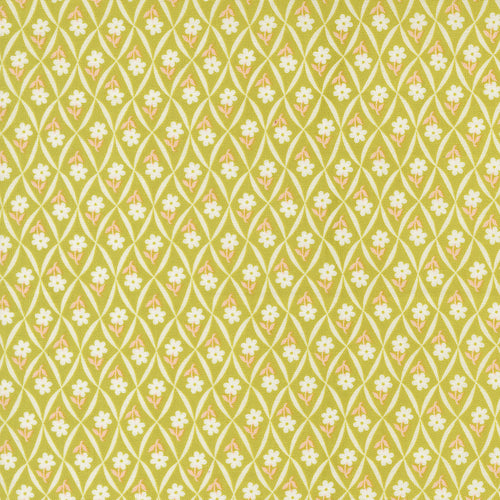 COMING SOON - Rosie Flower Trellis Green Apple by Fig Tree and Co.