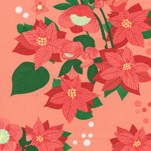 Tiny Christmas Poinsettias Carnation by Lizzy House