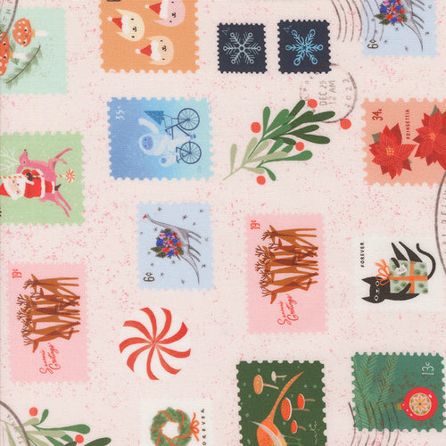 Tiny Christmas Stamps Snow by Lizzy House
