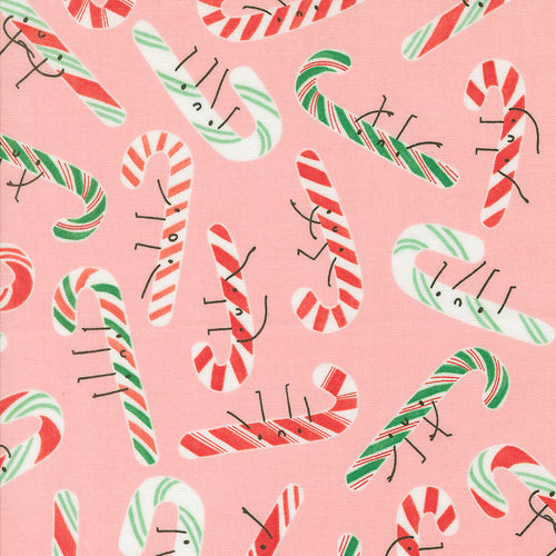 Tiny Christmas Candy Canes Cotton Candy by Lizzy House