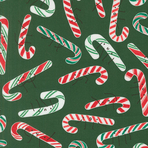 Tiny Christmas Candy Canes Pine by Lizzy House