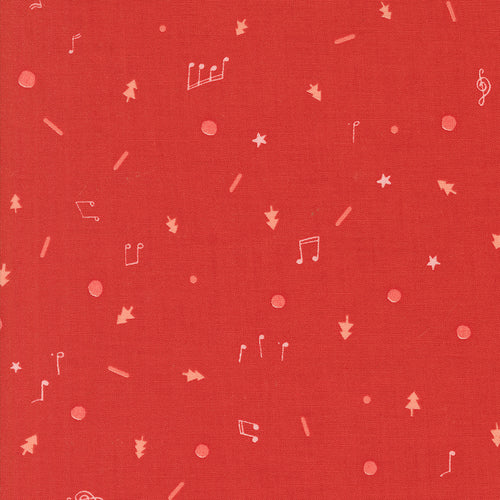 Tiny Christmas Cookies Red by Lizzy House