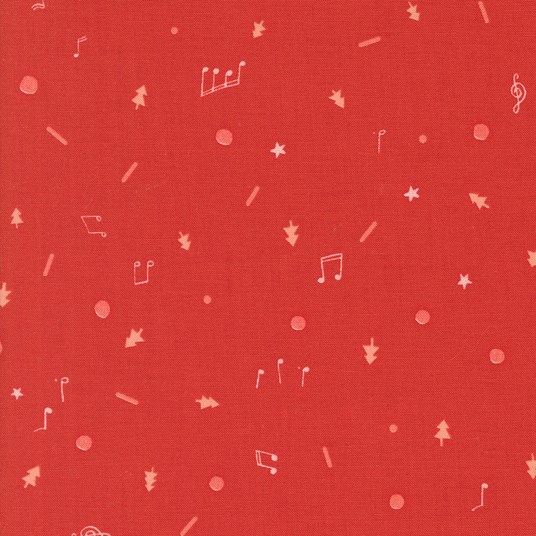 Tiny Christmas Cookies Red by Lizzy House