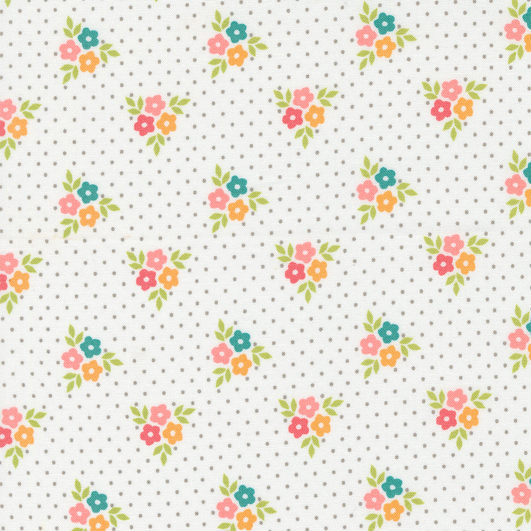 Strawberry Lemonade - Bouquet Floral Dots Cloud by Sherri and Chelsi