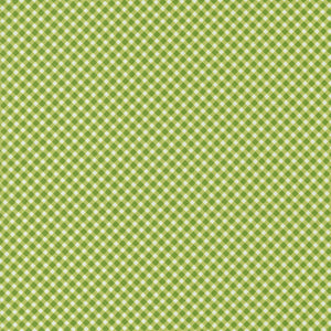 Strawberry Lemonade - Gingham Checks and Plaids Lime by Sherri and Chelsi