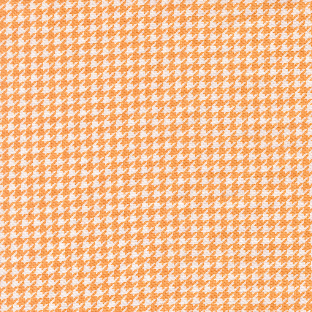 Delightfully Yours Houndstooth Plaid Apricot by Sherri and Chelsi