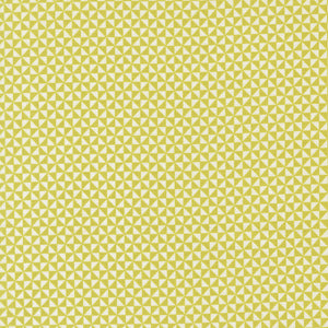 Delightfully Yours Geometric Pinwheels Chartreuse by Sherri and Chelsi
