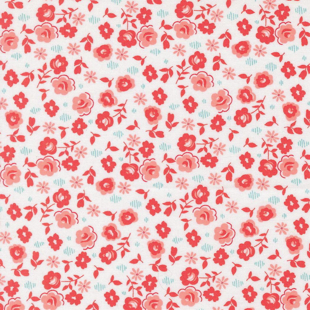 COMING SOON - Delightfully Yours Florals Cloud Geranium by Sherri and Chelsi