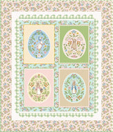 RESERVATION - Peter Rabbit Spring Boxed Panel Quilt Kit by Beatrix Potter