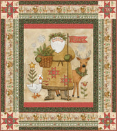 RESERVATION - Waddle's Christmas Boxed Panel Quilt Kit by Teresa Kogut