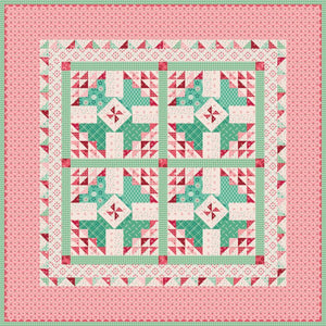 RESERVATION - Berry and Sage Berry Baskets Table Topper or Baby Quilt Boxed Quilt Kit by Lori Holt