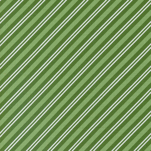 Once Upon a Christmas - Peppermint Stick Stripes Bias Stripe Red by Sweetfire Road