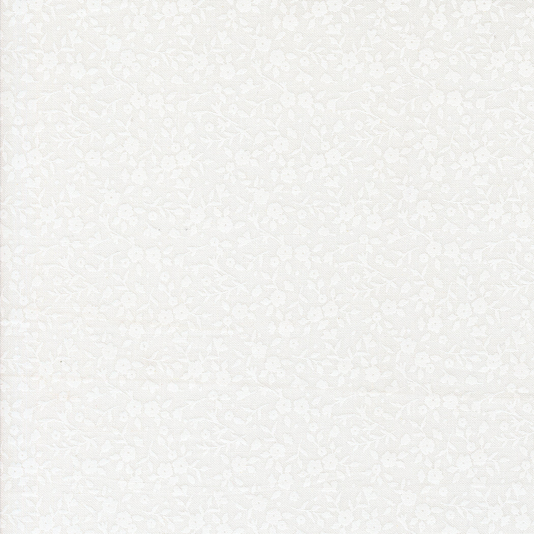 COMING SOON - Sun-Drenched Tiny Floral Toss Cloud White by Swetfire Road Designs