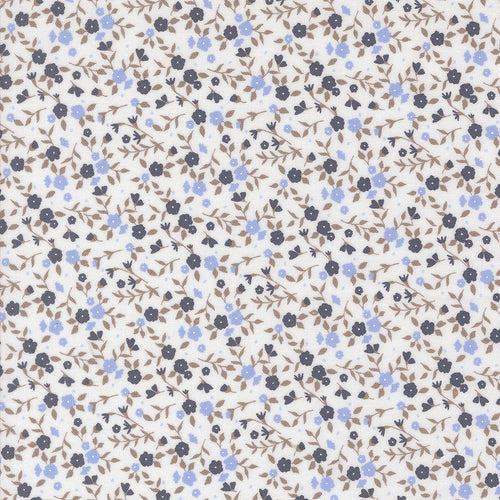 COMING SOON - Sun-Drenched Tiny Floral Toss Cloud Indigo by Sweetfire Road Designs