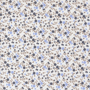COMING SOON - Sun-Drenched Tiny Floral Toss Cloud Indigo by Sweetfire Road Designs