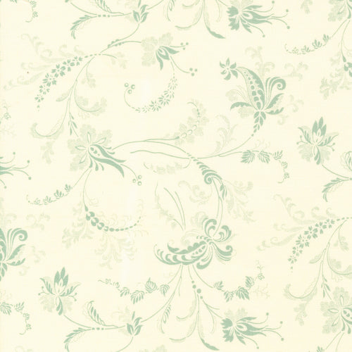 Etchings Collections For a Cause - Scroll Blenders Parchment Aqua by Howard Marcus and 3 Sisters