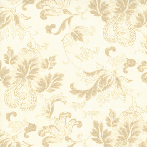 Etchings Collections for a Cause - Flourish Damask Scroll Parchment by Howard Marcus and 3 Sisters