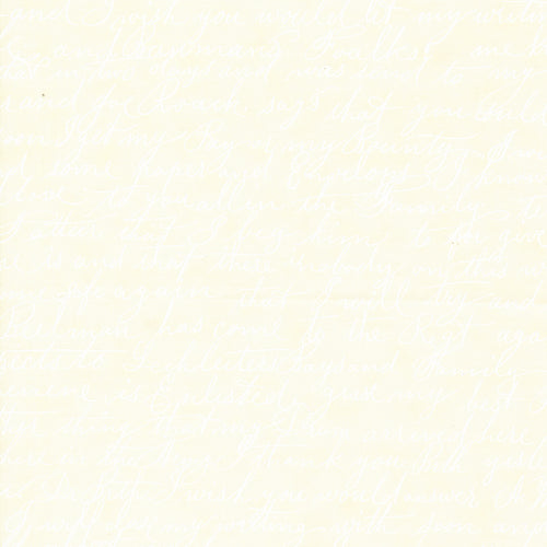 Etchings Collections For a Cause - Script Parchment White by Howard Marcus and 3 Sisters