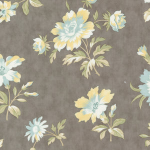 Honeybloom - Blooming Florals Charcoal by 3 Sisters
