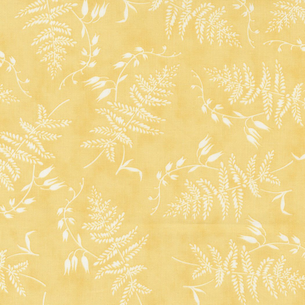 Honeybloom - Fern Frond Florals Honey by 3 Sisters