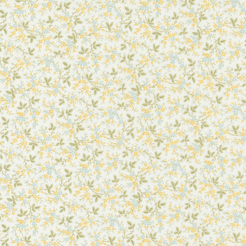 Honeybloom - Flourishing Flowers Ditsy Milk by 3 Sisters