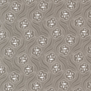 Honeybloom - Prancing Posies Blender Dots Charcoal by 3 Sisters