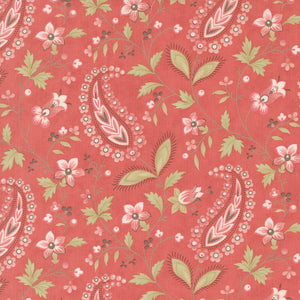 Muse Paisley Vine Scarlet by 3 Sisters