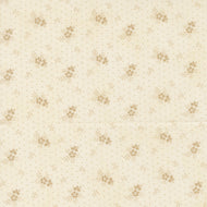 Breathtaking Blues Little Flowers Porcelain Ecru by 3 Sisters