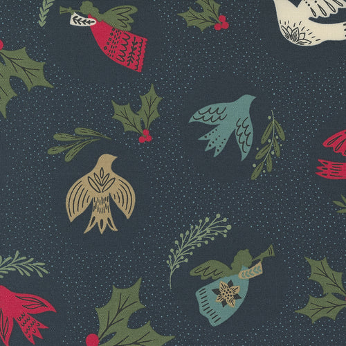 Good News Great Joy - Hark Birds Midnight by Fancy That Design House