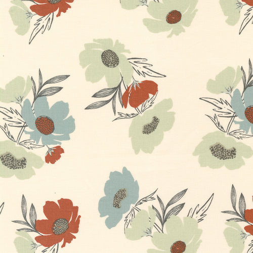 Woodland and Wildflowers - Bold Bloom Florals Cream by Fancy That Design House