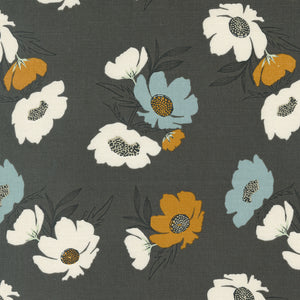 Woodland and Wildflowers - Bold Bloom Florals Soot by Fancy That Design House