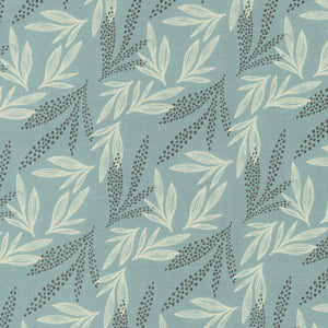 Woodland and Wildflowers - Leaf Lore Blenders Bluestone by Fancy That Design House