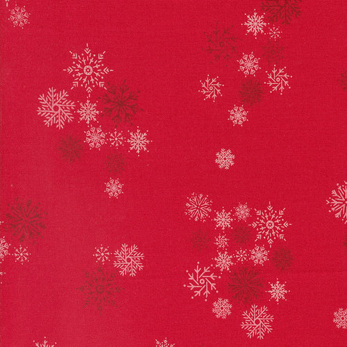 Cozy Wonderland - Snowflake Fall Blenders Berry by Fancy That Design House