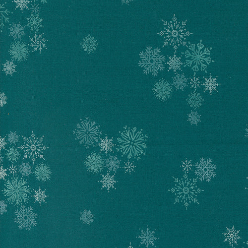 Cozy Wonderland - Snowflake Fall Blenders Teall by Fancy That Design House
