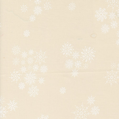 Cozy Wonderland - Snowflake Fall Blenders Natural White by Fancy That Design House