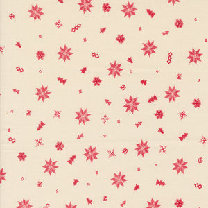 Cozy Wonderland - Knit Toss Blenders Snowflake Natural by Fancy That Design House